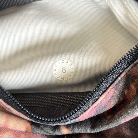 Lululemon Speed Up Tight Leggings Frosted Rose Multi Sz 6 - Picture 8 of 10